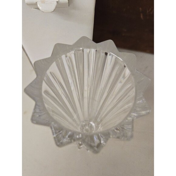 Crystal Candlestick Holder or VaseMade in Germany 7" Style Blossom - Picture 2 of 7